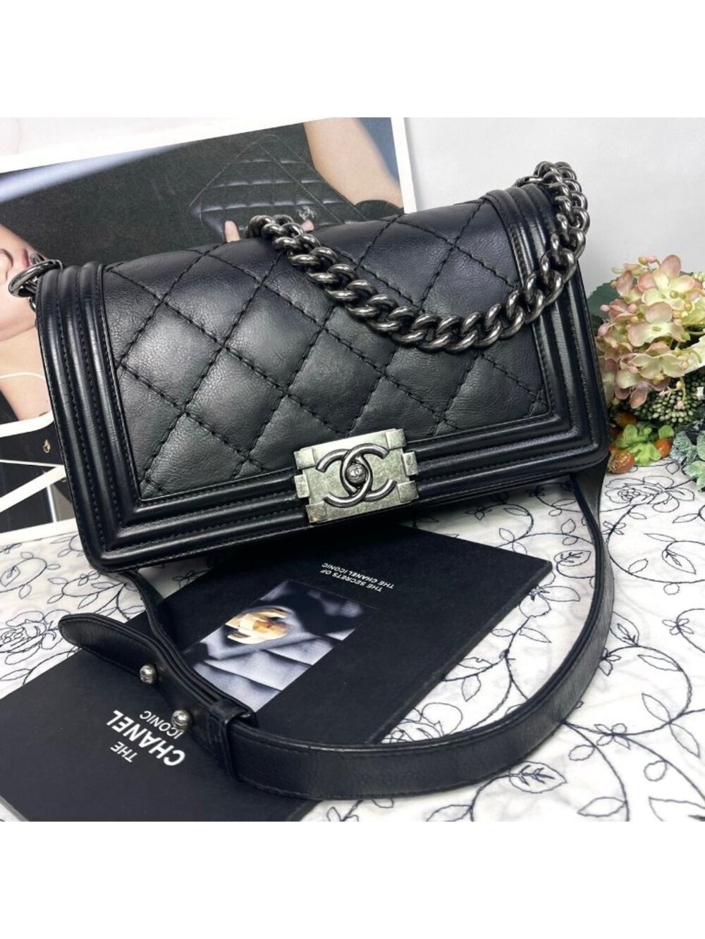 Chanel Quilted Boy Chain Shoulder Bag